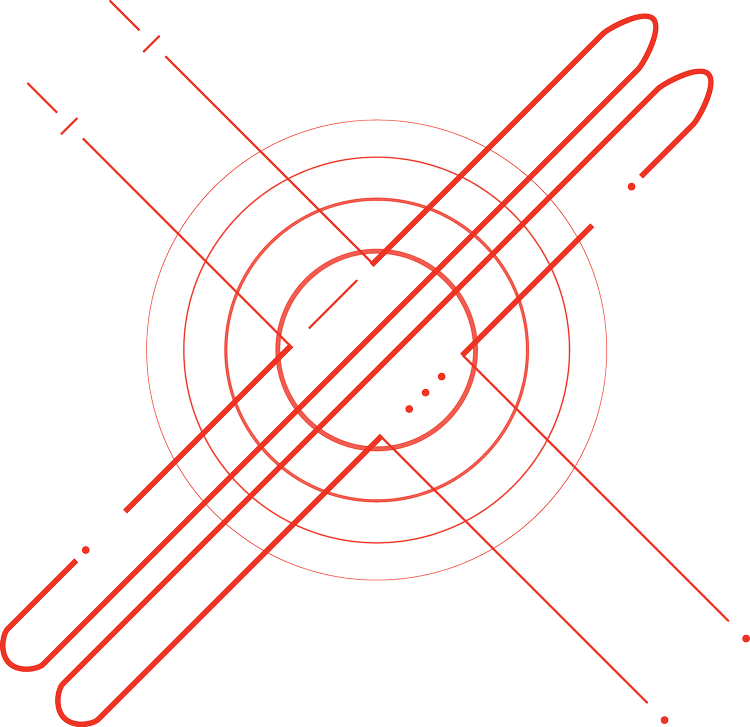 TEDxBreckenridge 2020 Connection event logo - community and relationships theme