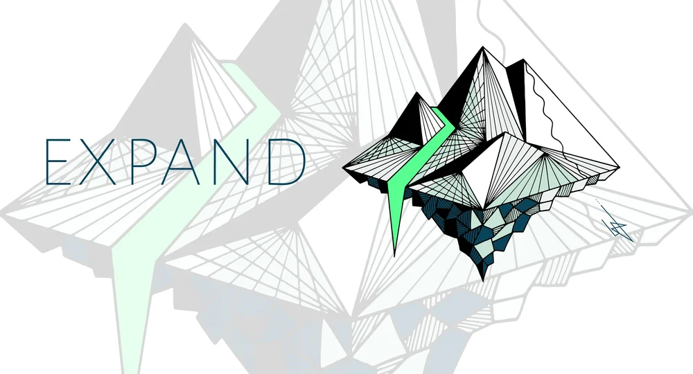 TEDxBreckenridge 2021 Expand event logo - growth and possibilities theme