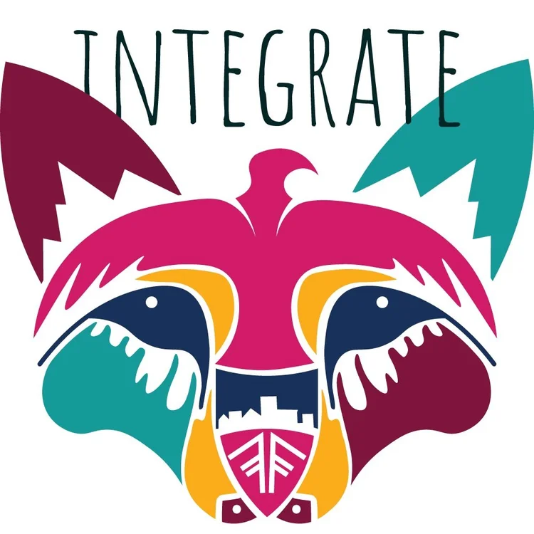 TEDxBreckenridge 2022 Integrate event logo - connection and unity theme